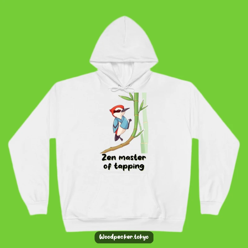 Funny Woodpecker Kimono Hoodie: Cozy Zen Wear, Perfect Funny Gift